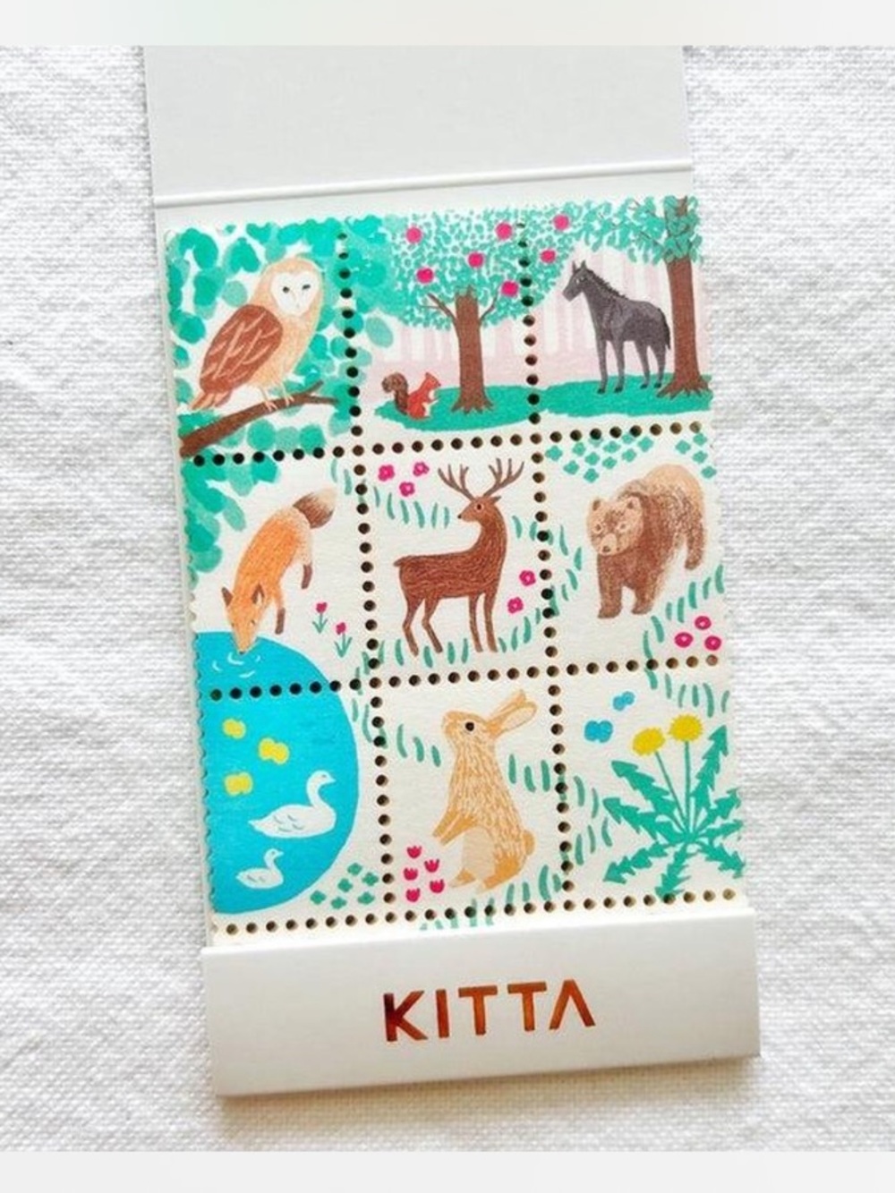 KING JIM KITTA Special Sticker Set - Animal KITPOO8